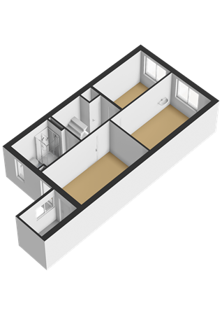 Floorplan - Thijs van der Lindenstraat 4, 2202 VP Noordwijk